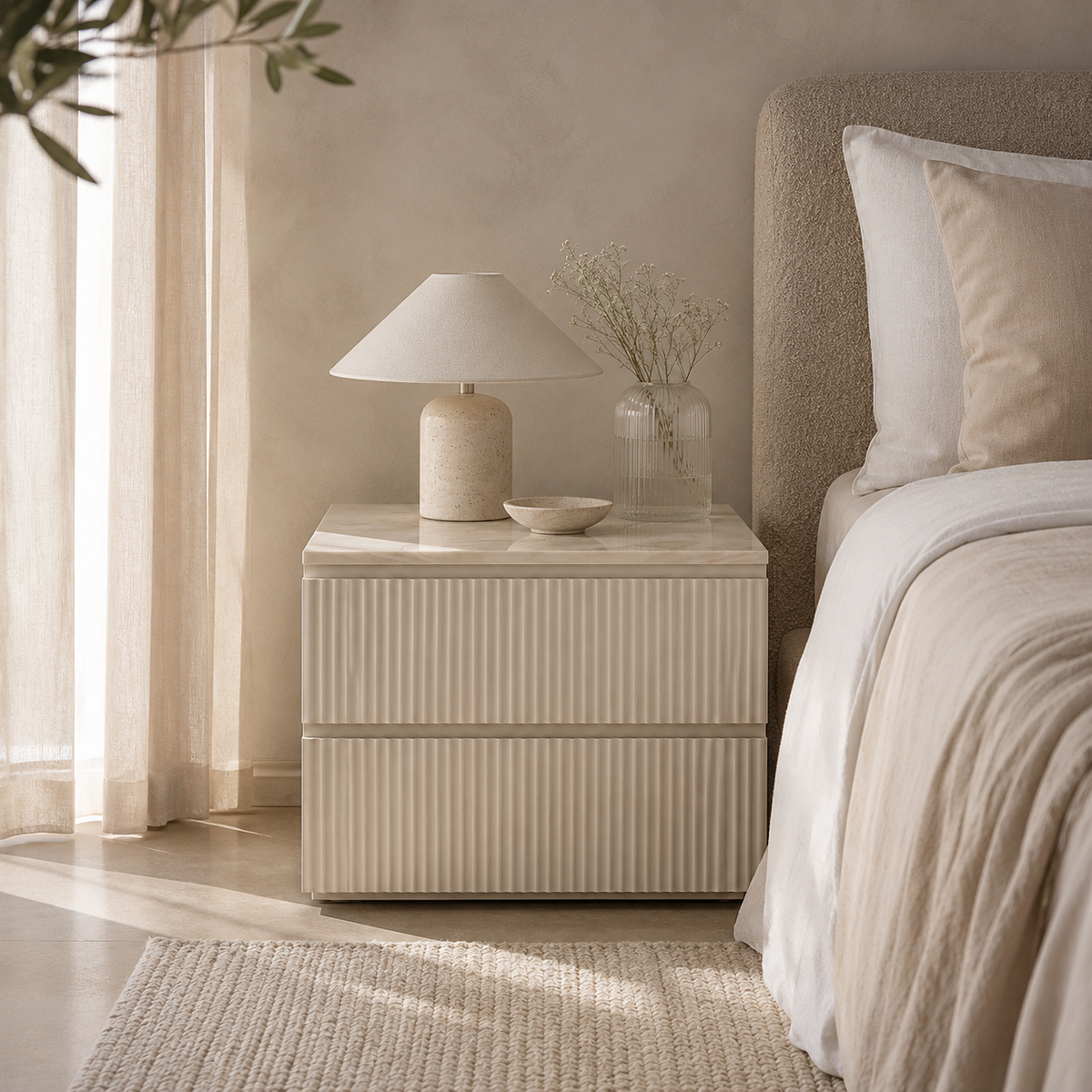 Antarria - Bedside Table Widths: 50cm vs 60cm, and When Each Fits 