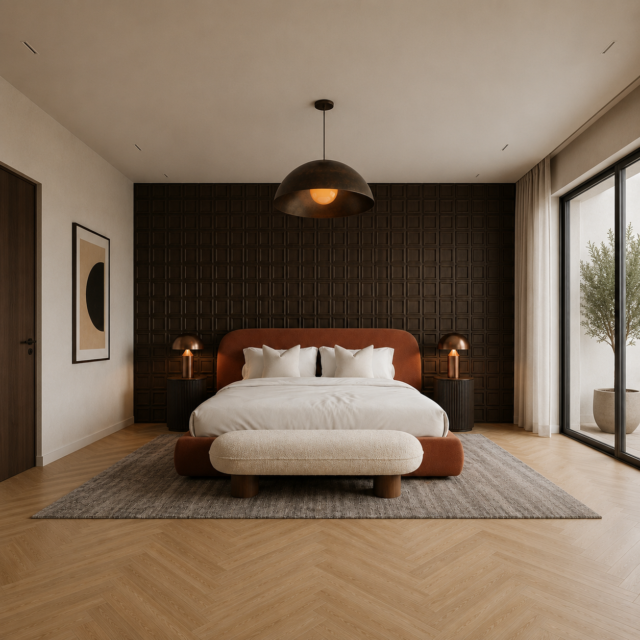 Remi Bench – Upholstered Bench – ANTARRIA – Dubai, UAE