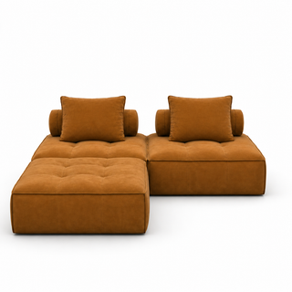 Dune 2 Seater with Ottoman