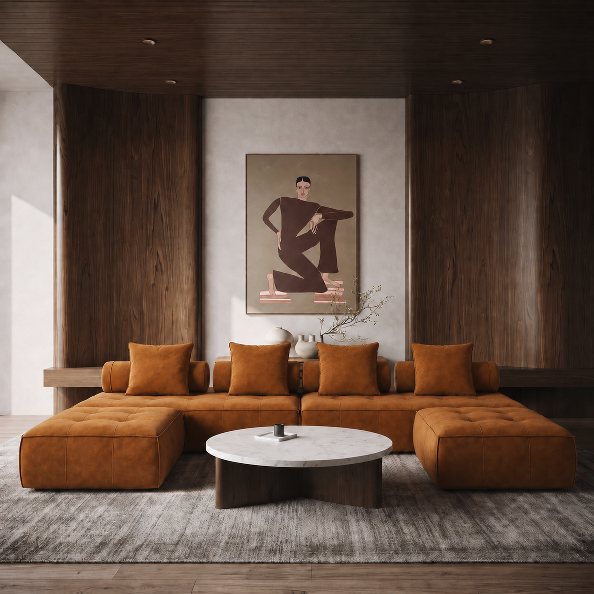 Dune 4 Seater Sofa with 2 Ottoman – ANTARRIA