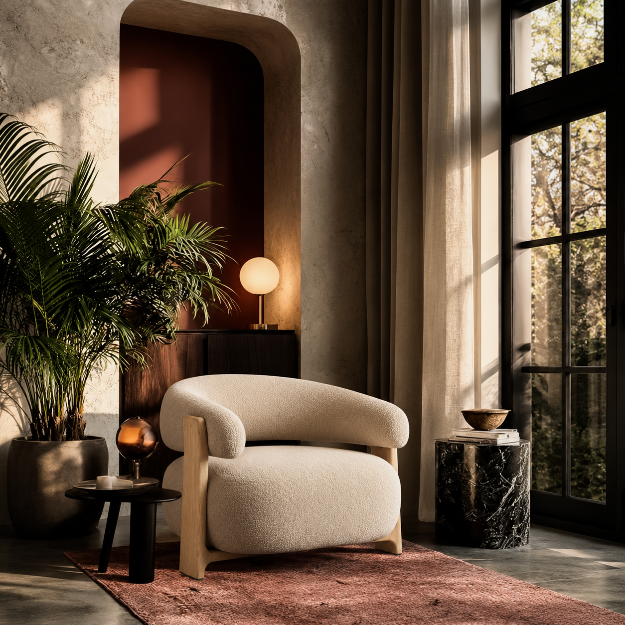 Norelle Accent Chair – Upholstered Accent Chair – ANTARRIA – Dubai, UAE