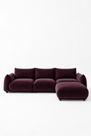 Luna 3 Seater Sofa with Ottoman