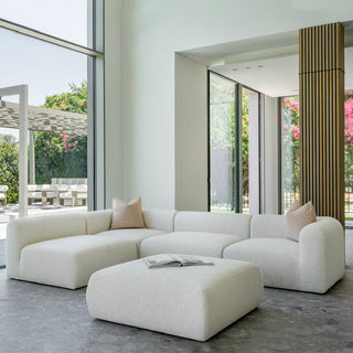 Sairah 4-Piece L-Shape Sofa with Ottoman