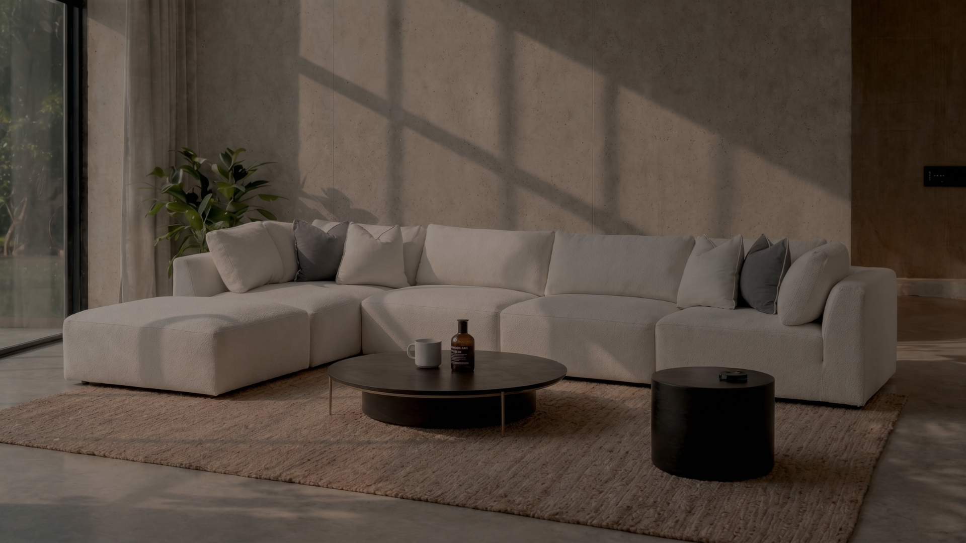 FREE OttomanWhen you buy a 3 piece modular sofa or bigger