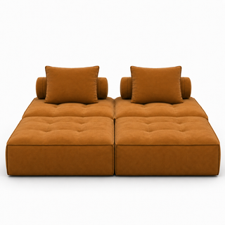 Dune 2 Seater with Ottoman