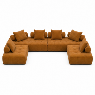 Dune Sofa U Shape with 2 Ottomans
